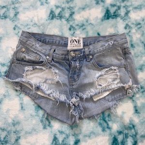 One Teaspoon Bonitas Jean Shorts